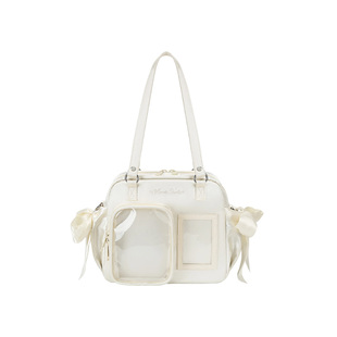 AORDA 学生党日常款10cm娃包丝带波士顿单肩斜挎日系原创吧唧痛包