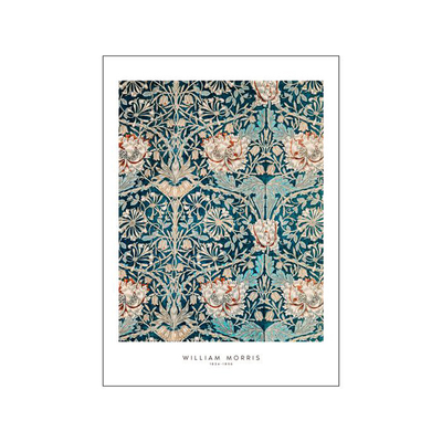 anna威廉莫里斯复古花纹画芯海报