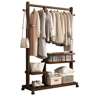 卧室开放式衣柜简易挂衣架床尾步入式衣帽间组装架子衣服置物挂架