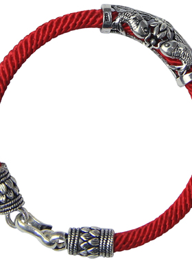 觉宝原创锦鲤红绳黑绳