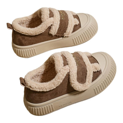 【佳琦推荐】厚底毛毛休闲鞋女款