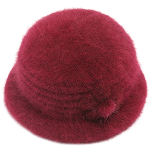 中老年人妈妈毛线保暖帽秋冬季老奶奶帽子女婆婆老人冬帽冬天围巾