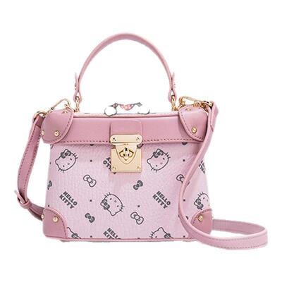 盒子包印花少女温柔风女生包包