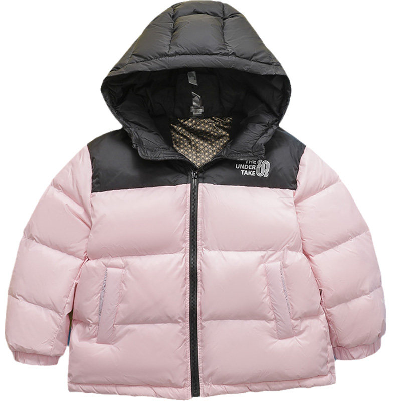 雅鹿短款羽绒服男童女童