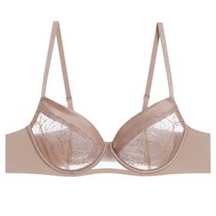 爱慕25新品星辰内衣女3/4软钢圈性感薄杯大胸显小红文胸AM13B931