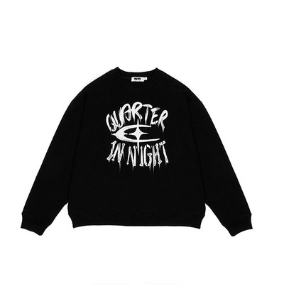 QUARTERINNIGHT涂鸦水墨卫衣