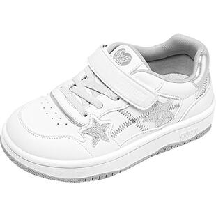 斯纳菲女童小白鞋四季新款儿童运动鞋幼儿园板鞋小学生舒适休闲鞋