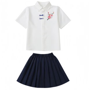 六一儿童诗歌朗诵演出服小学生校服合唱比赛表演服毕业照班服新款