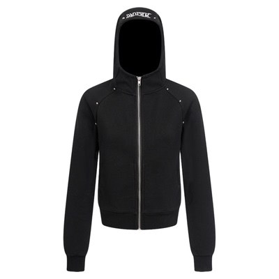 美式cleanfit短款宽松卫衣外套