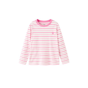 巴拉巴拉儿童长袖t恤男童纯棉打底衫女童条纹上衣2025春秋童装潮