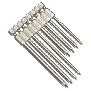 十字批头套装加长S2电钻电动螺丝刀批头组合改锥带磁批咀起子头