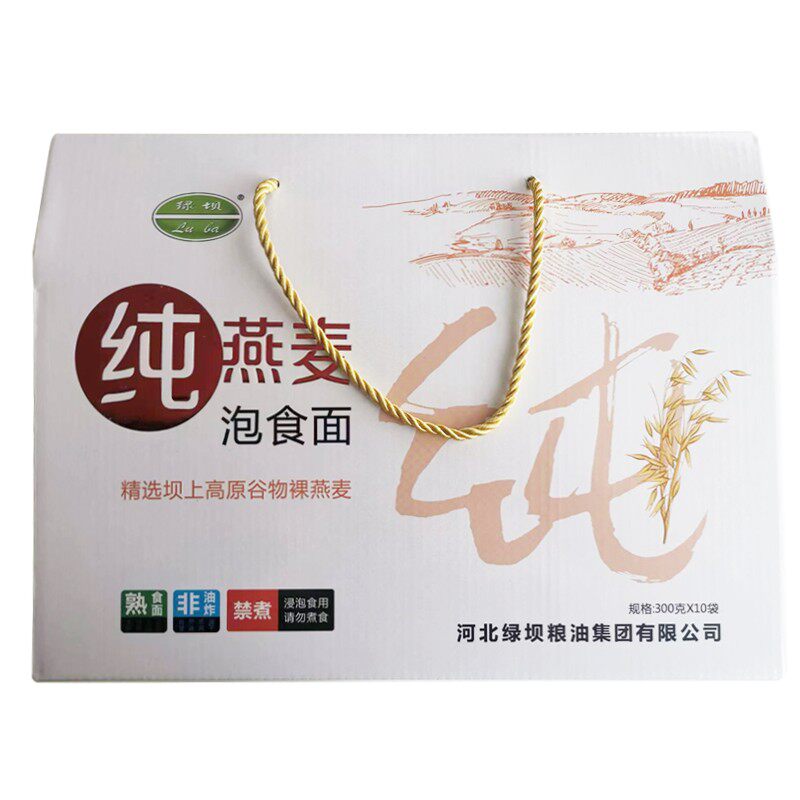 绿坝燕麦速食面300克*10袋