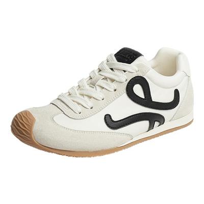 红蜻蜓情侣德训鞋2025秋季新款歪头男女同款鞋休闲复古运动阿甘鞋