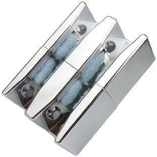 淋浴房配件卫生间浴室移门限位器玻璃门配件止摆器滑块山形防撞块