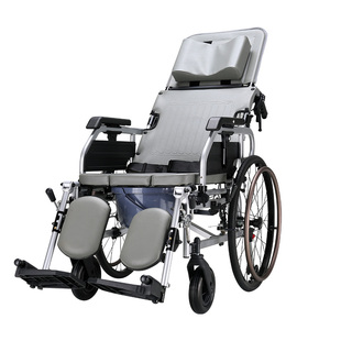 欧航轮椅车折叠轻便带坐便器洗澡多功能瘫痪老人专用手推代步车