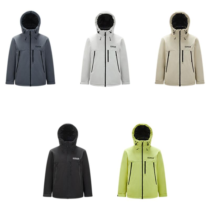 森马航天合作系列羽绒服男发热防风三防外套2025新款冬装加厚保暖