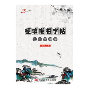 赵汝飞梯形格练字帖硬笔书法钢笔楷书七千常用字男生女生漂亮书法字体初高大学生成年成人字帖