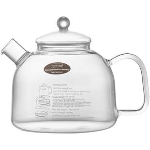 现货德国进口trendglas jena无敏玻璃养生壶高硼硅烧水壶煮茶壶