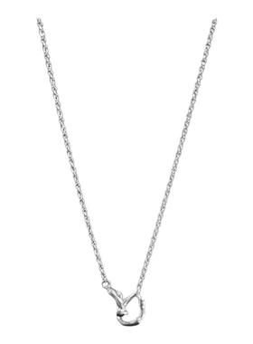 八月南方相扣纯银项链情人节礼物