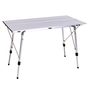 加强型户外折叠桌椅1.2米铝合金便携式桌子野餐 烧烤桌摆摊展业桌