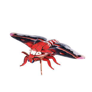 【MR.3D】3D木质模型解压玩具手工新年礼物昆虫刻克罗普斯蚕蛾