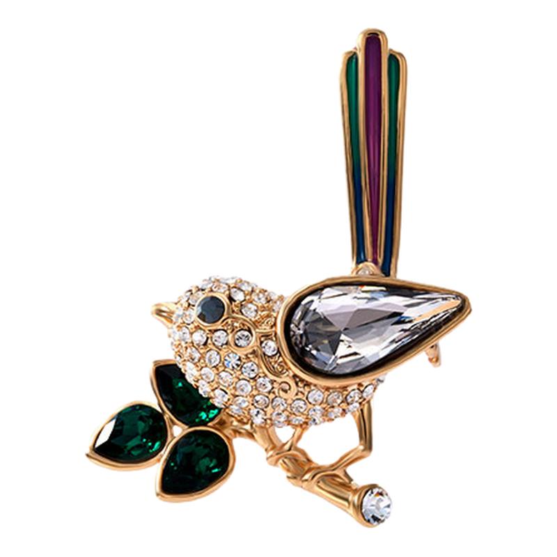 Eternelle法国永恒灵羽曦光胸针高档精致时尚配饰别针扣领针胸花