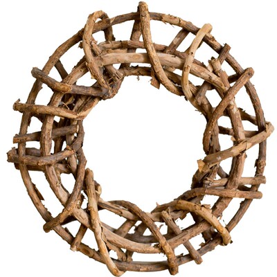 天然树藤花环枯树枝造景装饰摆件