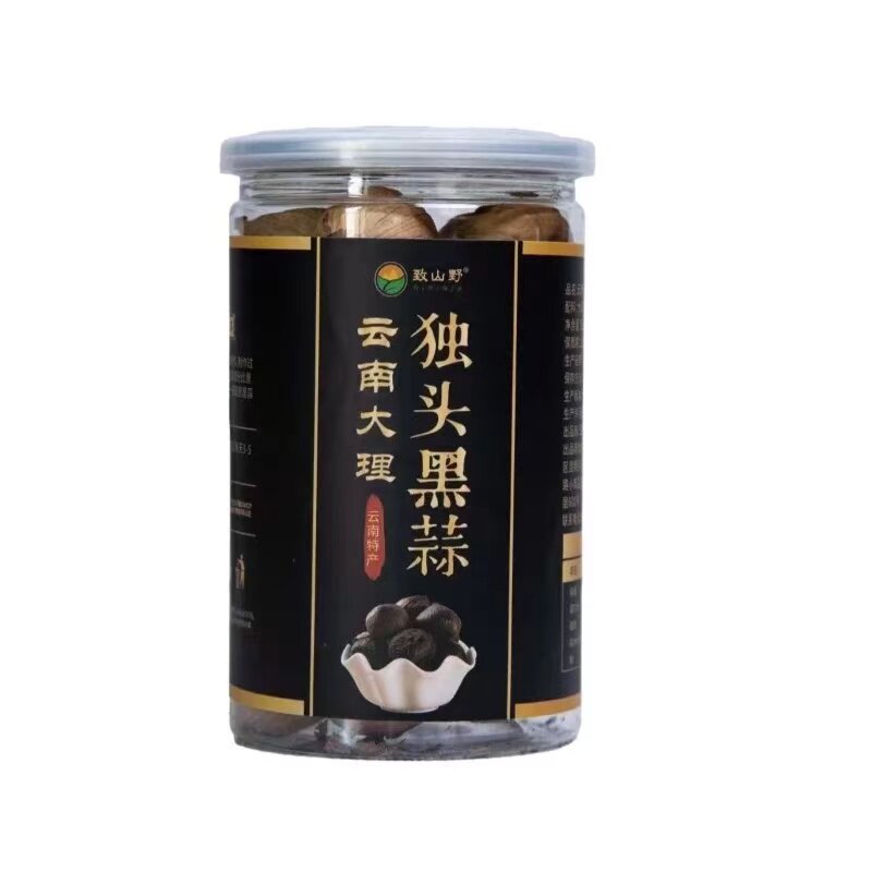 云南大理独头黑蒜250g/瓶养生食品
