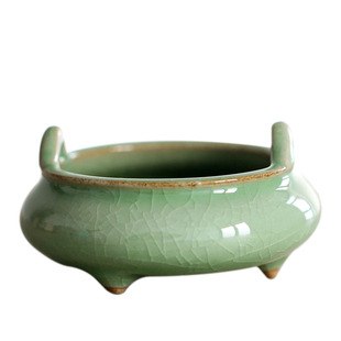 陶制香事瓶香道工具瓶龙泉青瓷陶瓷香炉香薰炉沉香檀香香道入门