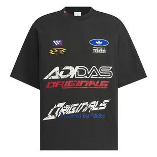 Adidas阿迪达斯三叶草男装2025秋季新款MOTO TEE SS圆领T恤KH1195