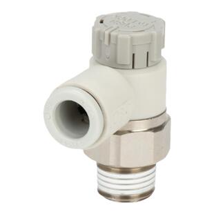 日本原装正品SMC节流阀AS调速阀可调气动阀PU弯头调节阀AS2201F