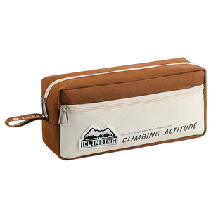 男孩2026新款笔袋高颜值ins风小众不撞款高中生男生女孩多层大容量多巴胺简约学生文具收纳袋初中女生文具盒