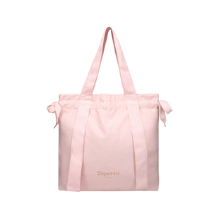 REPETTO丽派朵 单肩方形粉色托特包黑色手提包 2026早春新品