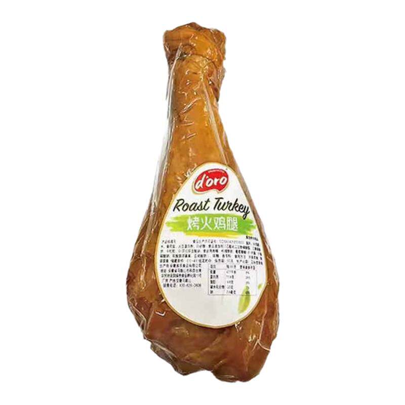 洛瓦可 烤火鸡腿巨无霸熏烤火鸡腌肉/腊肉/腊禽类