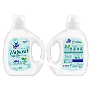 超能洗衣液天然皂液8斤 婴儿衣物适用温和植物洗护官方旗舰店正品