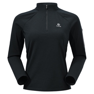 凯乐石XM2女款羊毛半开长袖T恤