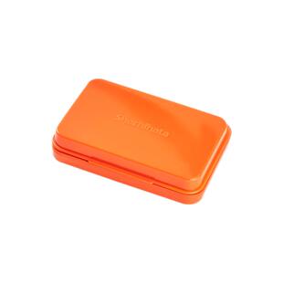 日本Shachihata旗牌原装进口油性速干印台小号便携防水防晒印泥盒邮局邮政手帐银行汇票指纹办公印台