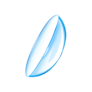 2片装隐形近视眼镜透明半年抛盒小直径女生男水润透气有高度数MU