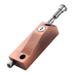 地锁有框玻璃门旋转门地插锁插销门栓铝合金门木门地锁弹簧落地插