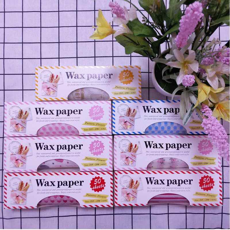 厂家批发新品糖果纸防油纸包装食品垫纸点心用蜡纸