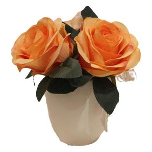 知根家饰 仿真花绣球玫瑰组合套装  客厅装饰花高仿真花卉