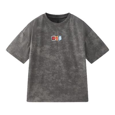 【吸湿速干】MQD童装男童短袖T恤夏装新款儿童复古学院短袖