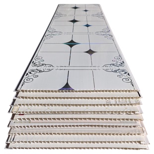 特厚PVC扣板吊顶自装天花板屋顶塑料吊顶板材料纯白客厅厨房卧室