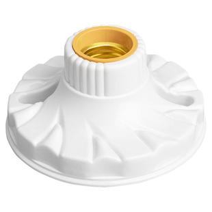 暗装灯座家用86型E27螺口明暗装通用白色灯头LED灯泡底暗盒灯座