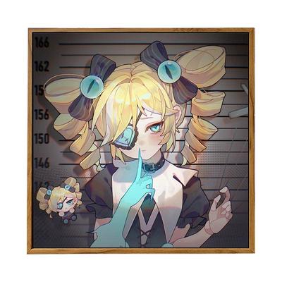 蛋仔派对逃出惊魂夜DIY数字油画