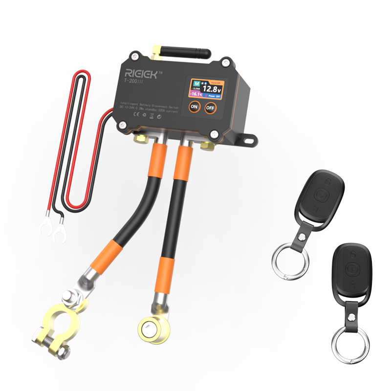 RIEIEK汽车电瓶遥控断电开关漏电保护器防亏电智能隔离控制总电源