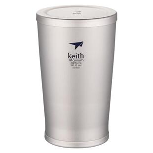 KEITH铠斯纯钛保温杯家用办公泡茶杯子真空隔热有盖双层金属水杯