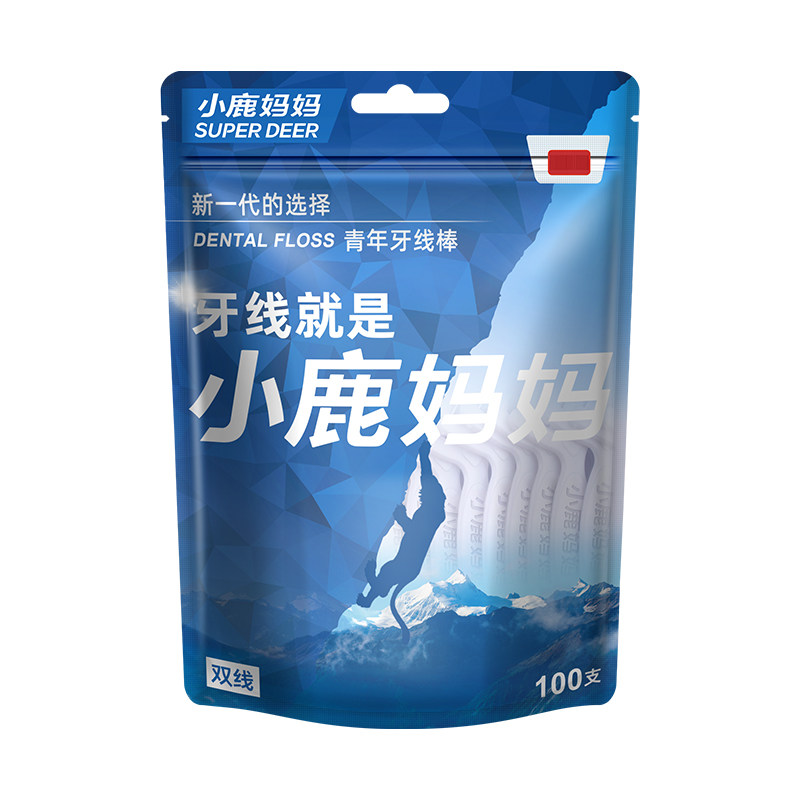 小鹿妈妈护理牙线棒1000支