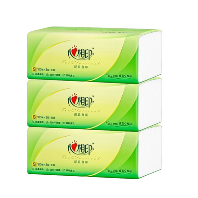 心相印茶语3层亲肤抽纸100抽