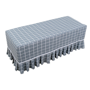 长凳套椅子套椅子罩家用长方形换鞋凳套椅子套凳子套化妆凳子套